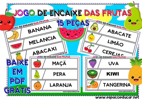 jogos de frutas para crianças